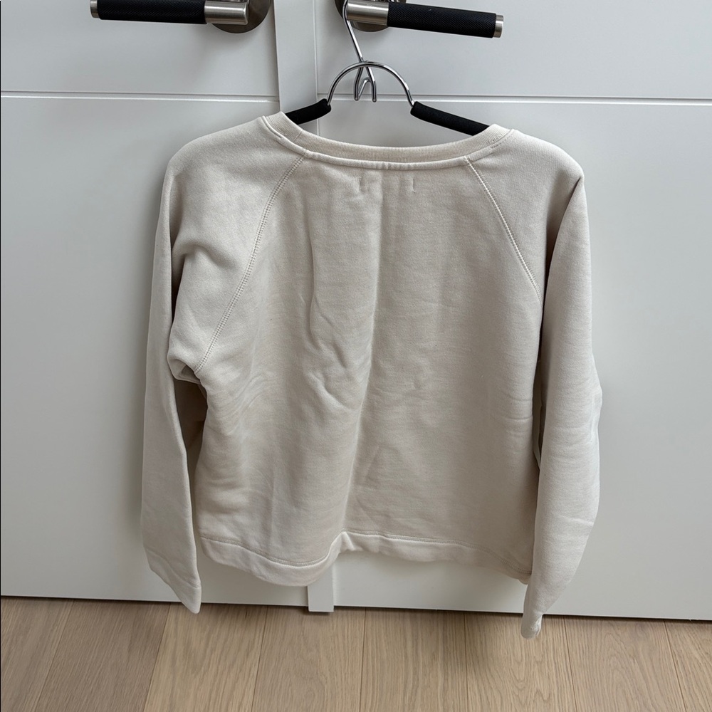 OAK + FORT Beige Sweatshirt - Picture 4 of 4